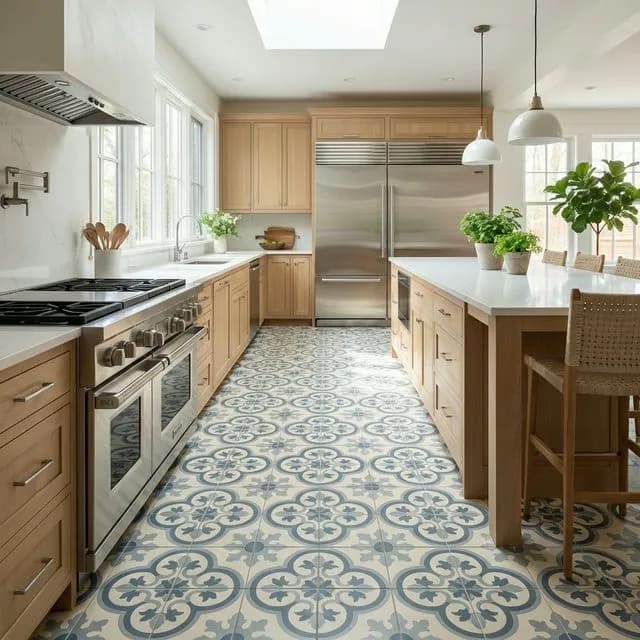 After: Engineered Hardwood — Kitchen installation by VM Power Flooring in Princeton, NJ