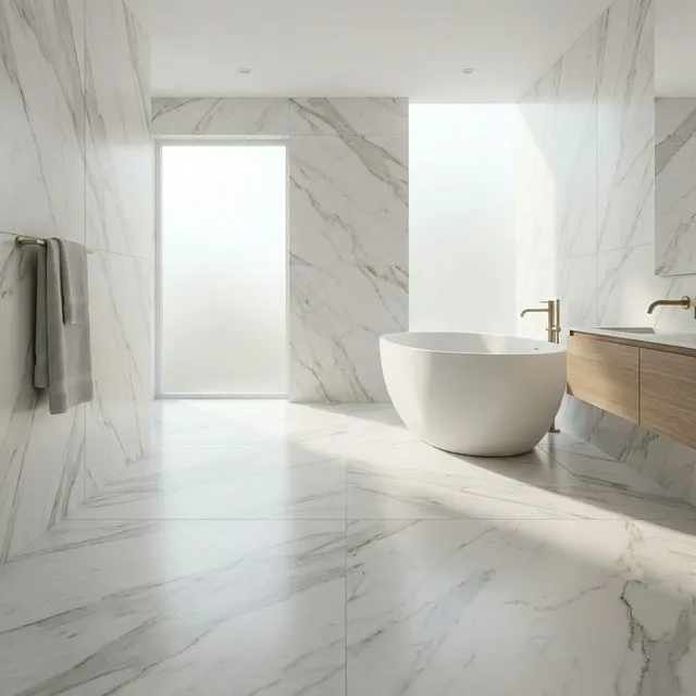 Professional tile & porcelain installation by VM Power Flooring near Catasauqua and the Lehigh Valley